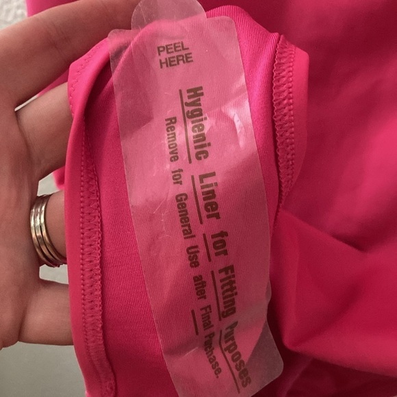 Old Navy Pink One Piece Swimsuit Plus Size 3X Barbie Barbiecore A16 - Picture 5 of 9